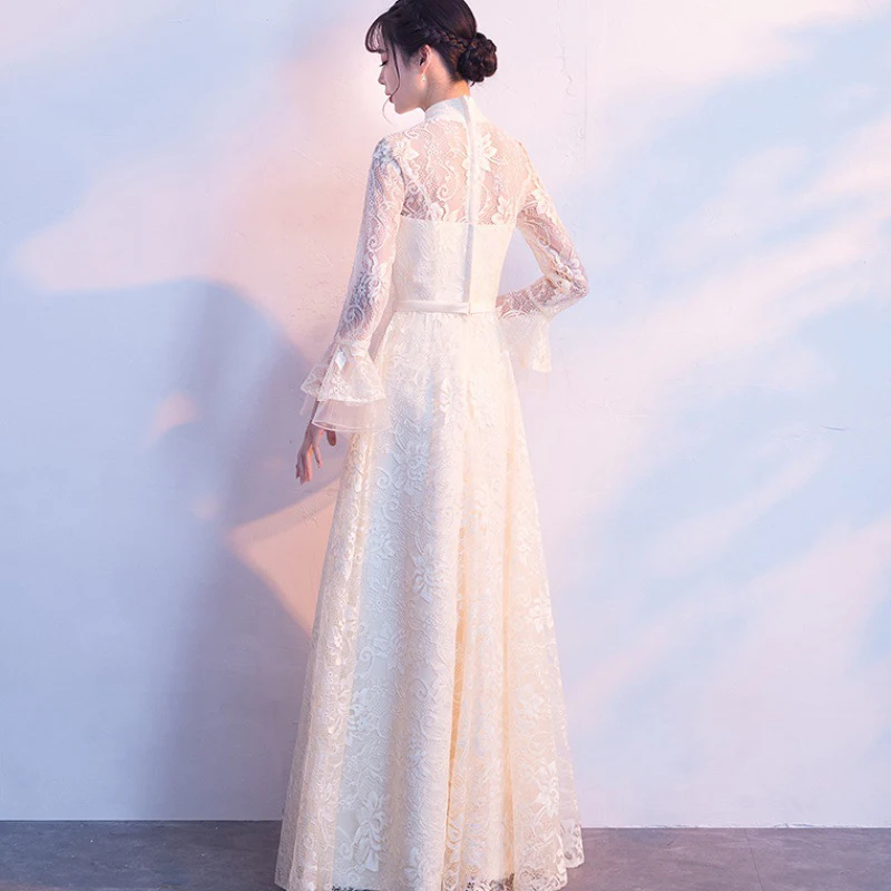 Вечернее Ципао вечернее платье в Восточном китайском стиле женское элегантное