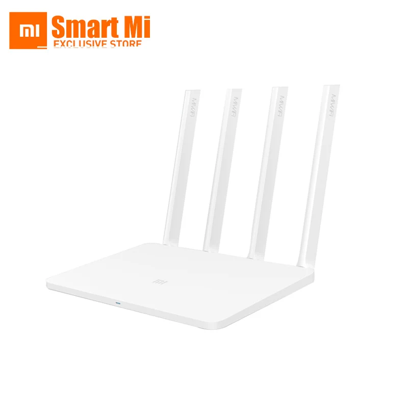 Оригинальный английский XiaoMi Router 3 Mi Smart WIFI ROM 128 МБ 2 4G/5 0 ГГц 1167 Мбит/с 4 антенны