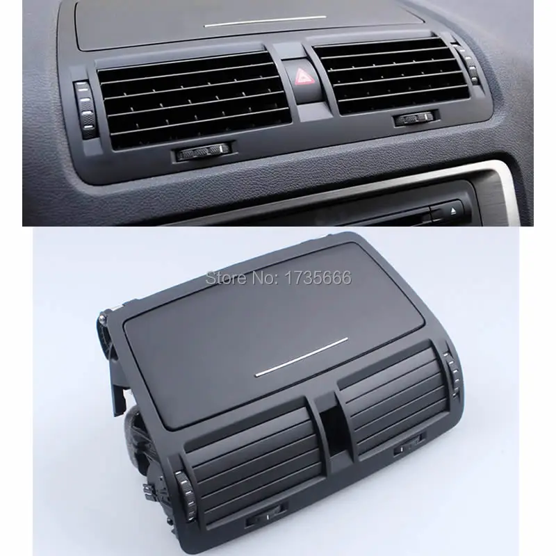 Центральная решетка вентиляционного отверстия приборной панели 1Z0820951D 1Z0820951B для