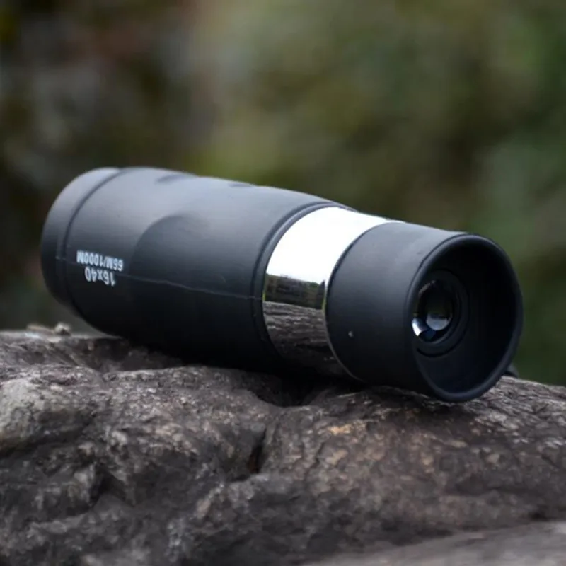 16X40 высокой мощности монокуляр телескоп для смартфона Spyglass открытый черный