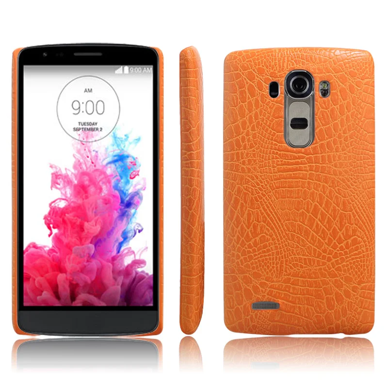 Крокодил Жесткий чехол для LG G3 крокодил случаи Стенд задняя крышка Роскошные