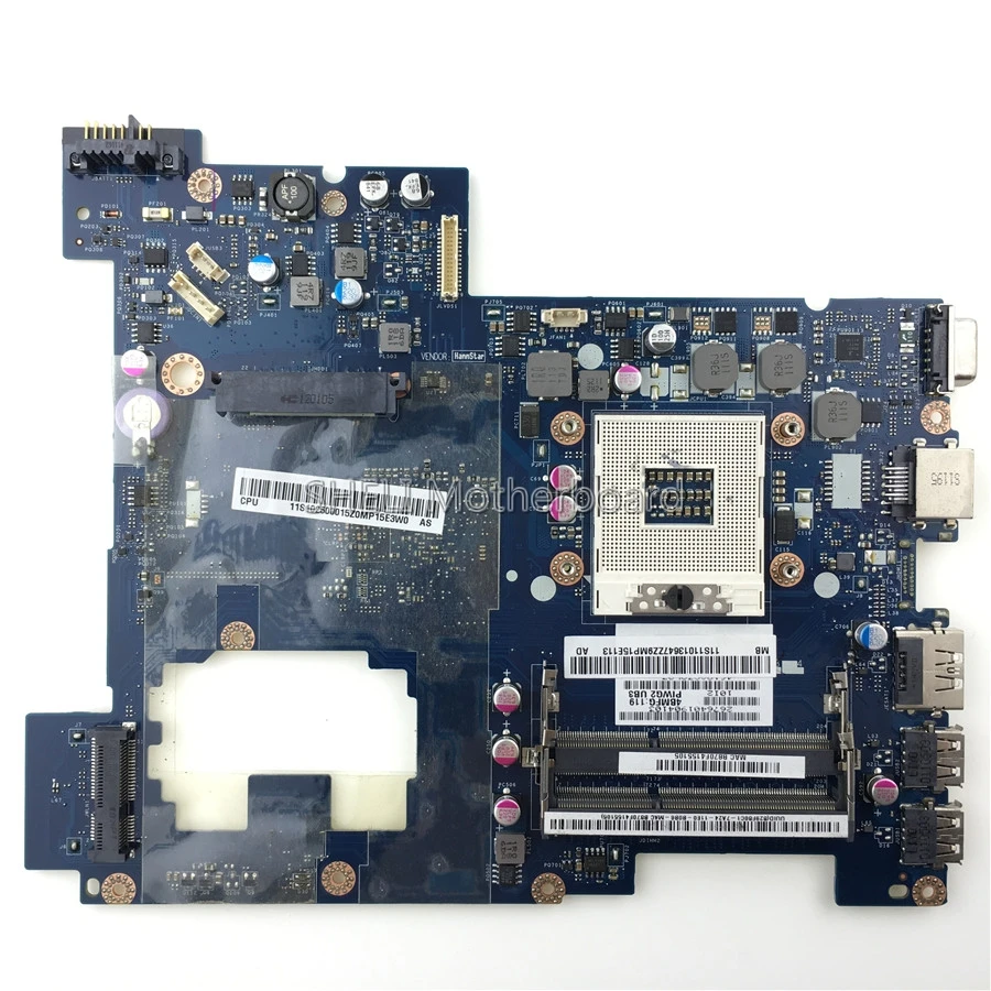 SHELI 11013647 11S11013647 материнская плата для ноутбука lenovo G570 PIWG2 LA-675AP NO HDMI HM65 системная