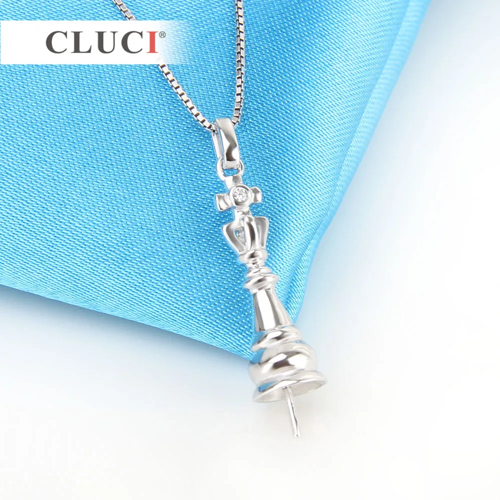 Кулон CLUCI из серебра 925 пробы с жемчугом 8 мм|Подвески| |