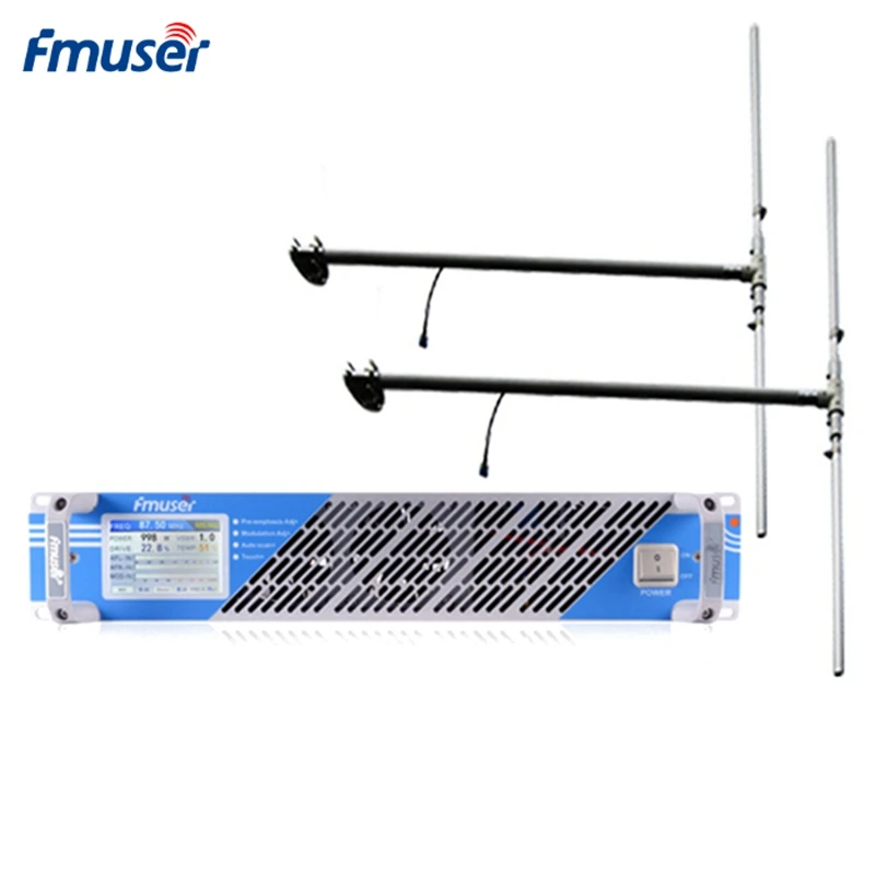 FMUSER FSN 150T 150 Вт 100 FM передатчик Комплект fm радио трансляции + 2 Bay дипольная антенна 30