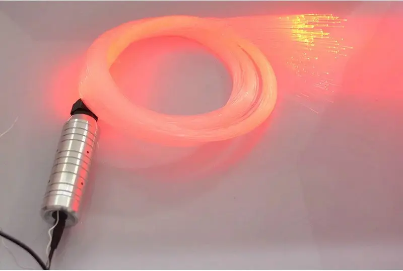 RF сенсорный пульт дистанционного управления светодиодный DC12V 6 Вт RGB светодиодный волоконно-оптический драйвер Свет диагностический прибор для двигателя RGB многоцветный f/«Тачки» и «Звездные DIY Декор на потолок