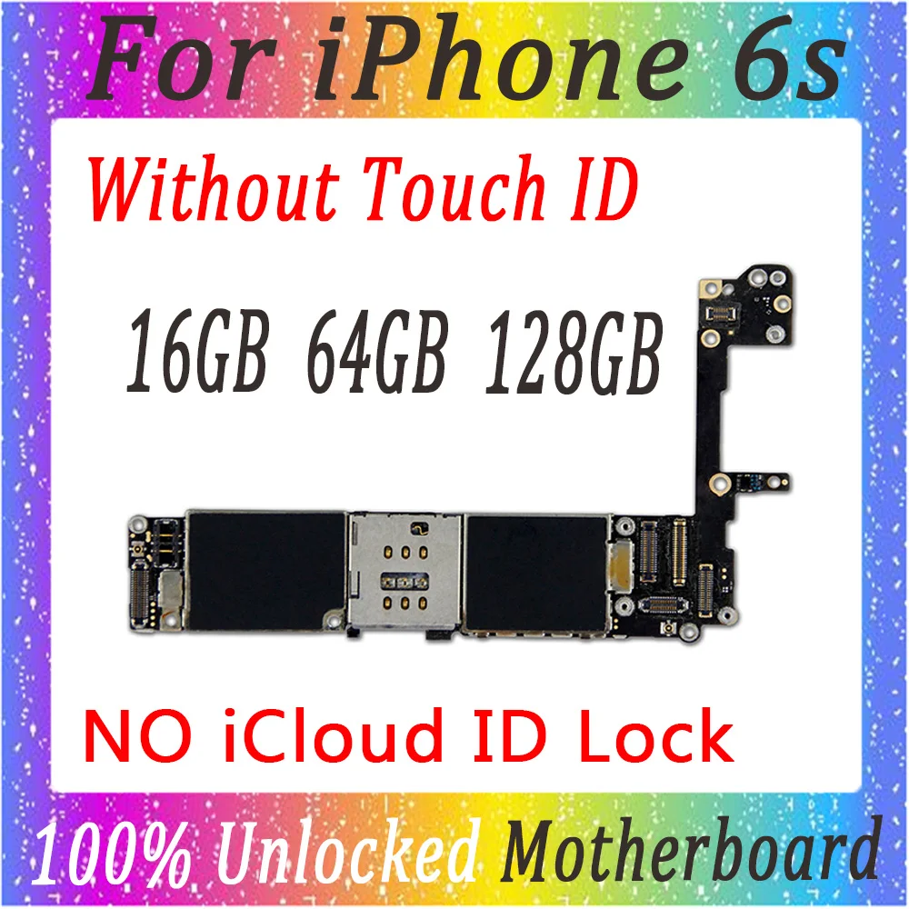 16 ГБ 64 128 оригинальная разблокированная материнская плата для iPhone 6S 6 S 4 7 дюймов не