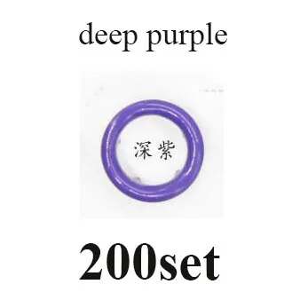 200set deep purple 1 шт., плоскогубцы, набор 200, 9,5 мм, хорошее металлическое зубчатое крепление, кнопки, 20 цветов, легко установить, крепеж, кнопки, пряжки - Цвет: 200set deep purple