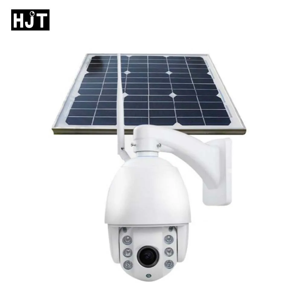 HJT Солнечный 4G Full-HD sony 1080 P 2.0MP Беспроводной PTZ IP Камера Wi-Fi 2 8-12 мм с переменным