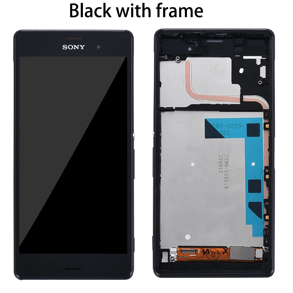 Гарантия 5 2 ''IPS для SONY Xperia Z3 LCD дисплей сенсорный экран D6603 Замена Dual D6633|d6603