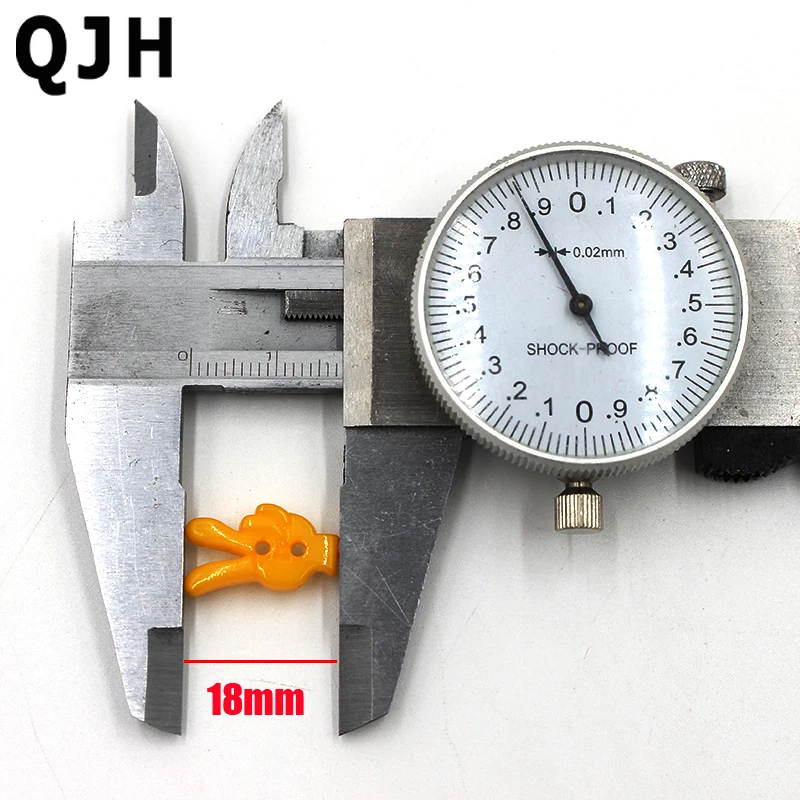 300 шт QJH Детские Швейные Кнопки украшения Смешанные цвета 2 Hole18MM DIY ремесло Кролик