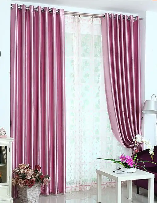

Six Solid Colors Blackout Curtains for the Bedroom,Modern Curtains for Living Room Window Curtains Blinds Custom Made
