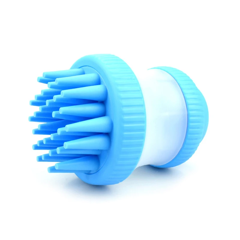 PETASIA Pet Bath Brush Clean Massage Comb Silicone Pet Supplies Bathing Cat Dog Foam Brush For Small Big Dogs Grooming Comb