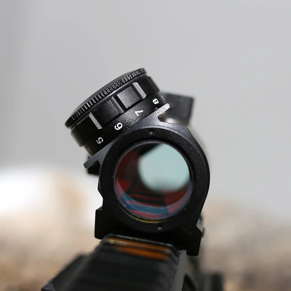 SPINA оптика охотничий прицел 1X25 Red Dot прицел пневматический прицел для страйкбола ударопрочный точечный прицел для 20 мм рельс крепления