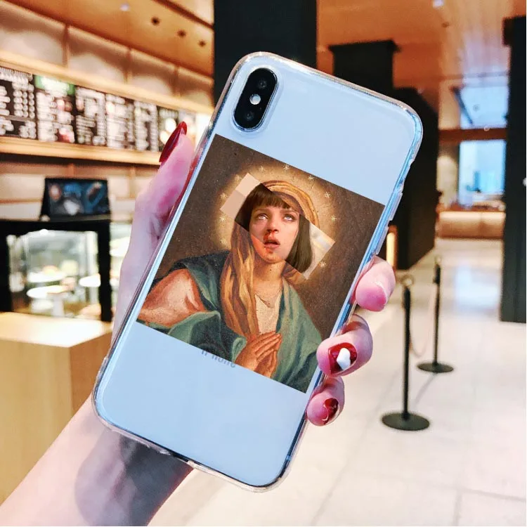 Чехол для телефона iPhone 11 Pro Max 12Pro 6s 7 8 Plus XS MAX XR Mona Lisa Van Gogh|Бамперы| |