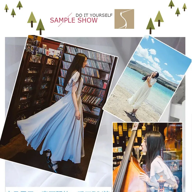 Шифоновая модная ткань для одежды однотонное простое платье одежда материал