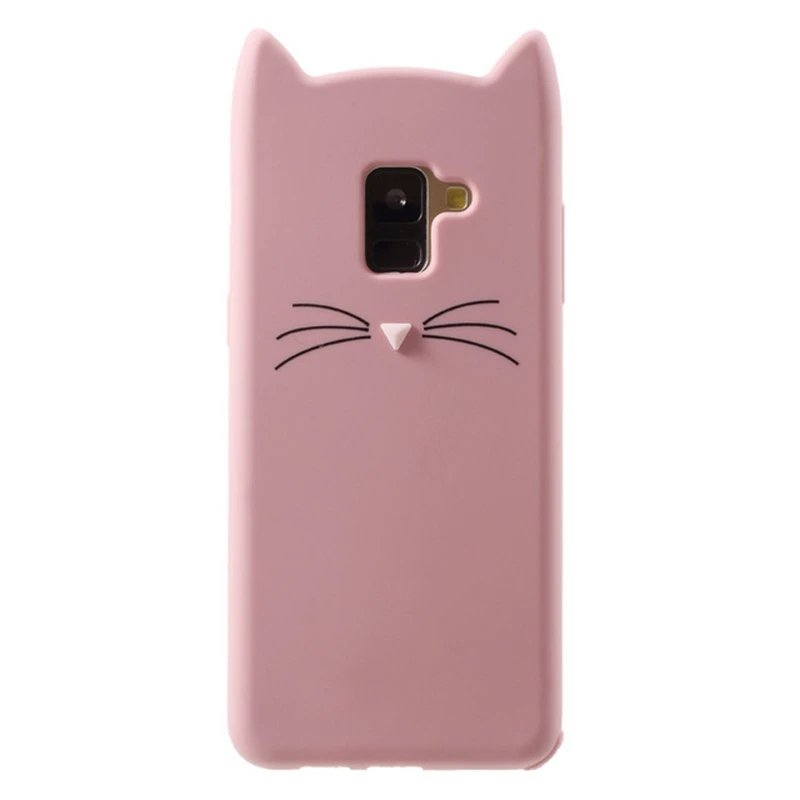 Ремешок + для Samsung Galaxy J3 J5 J7 2017 года EU J330 J530 J730 чехол 3D Усы кошка силиконовый Pro J7Max |