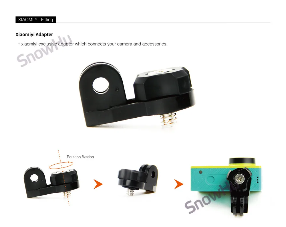 Аксессуары snowhu для GoPro Набор для go pro hero 8 7 6 5 4 комплект крепление для SJCAM SJ4000/xiaomi yi камера/Eken h9 штатив GS58