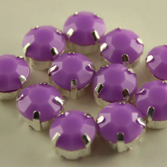 50 шт. 8 мм круглые однотонные карамельные Акриловые стразы для шитья на