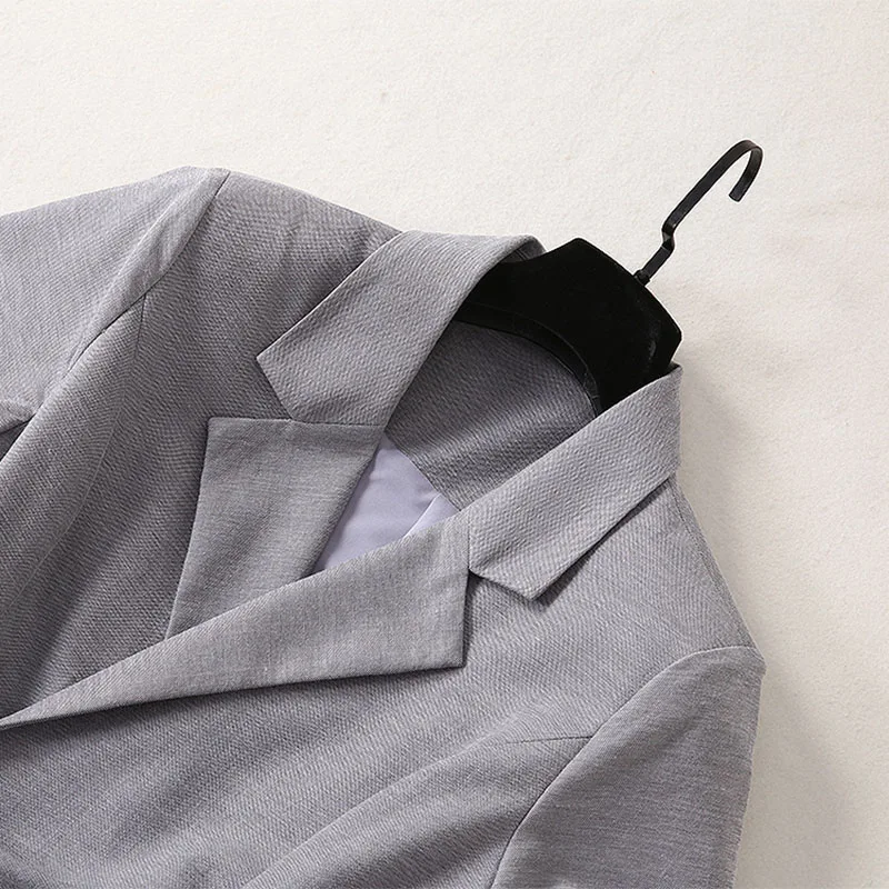 HIGH QUALITY Newest 2020 Summer Runway Dress Women's Short Sleeve Notched Collar Gauze Patchwork Asymmetrical | Женская одежда