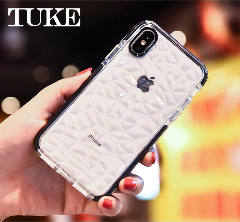 Чехол для OPPO R11 Funda 3D Алмазная текстура мягкий чехол телефона R 11 прозрачный корпус
