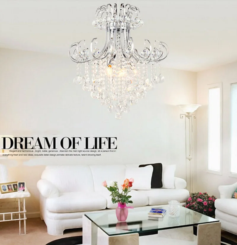 Современная светодиодная хрустальная люстра современная простая лампа для