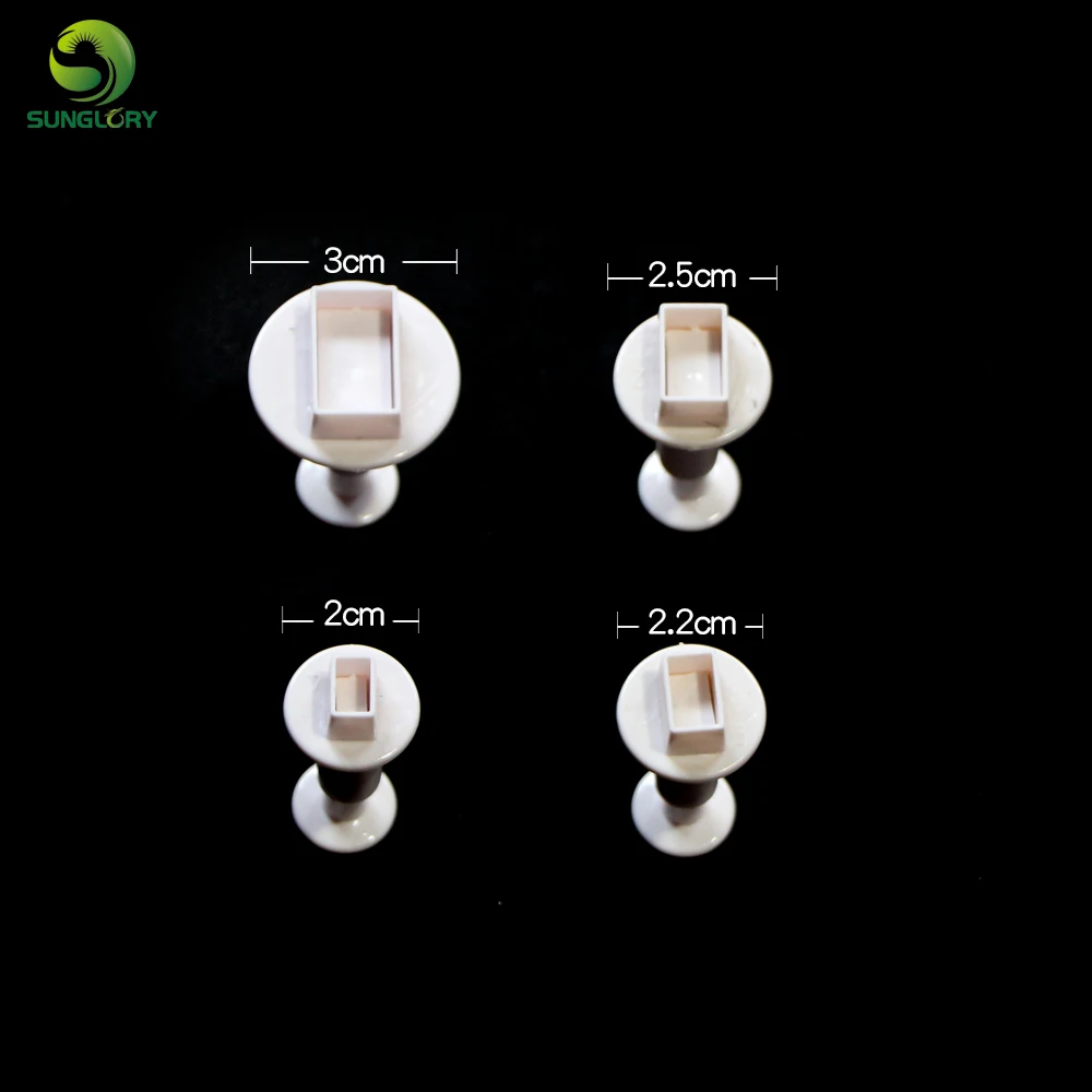 4 шт./компл. прямоугольная форма для выпечки из пластика|Формы тортов| |