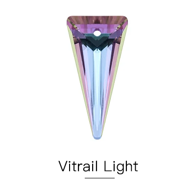 Vitrail Light Стразы, серьги с кристаллами для женщин, висячие серьги, модная серьга, трендовая Одежда и аксессуары, свадебные ювелирные изделия - Цвет: Vitrail Light