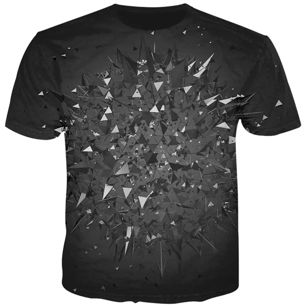 

YFFUSHI New Summer 3d t shirts Men 3d Print Geometric T shirts For Men Fashion Tops 3D Cool Tees Streetwear Oversized 5XL
