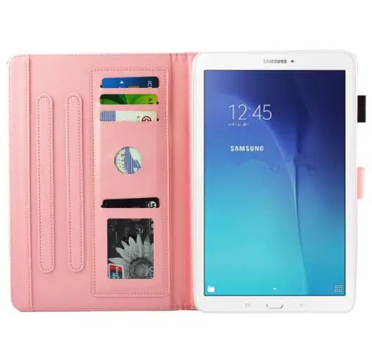 Умный чехол книжка из искусственной кожи с единорогом для Samsung Galaxy Tab A A6 10 1 2016 T585