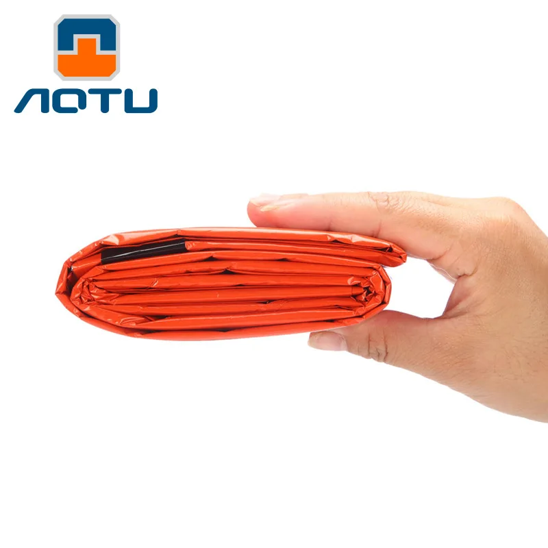 Аварийный спальный мешок сохраняющий тепло алюминиевая пленка конверт