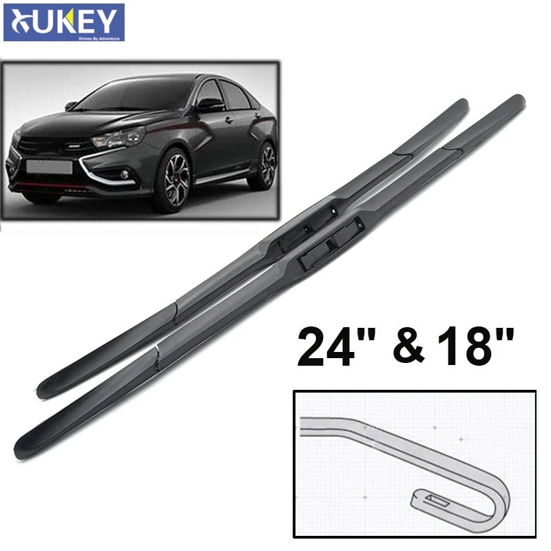 XUKEY лобовое стекло для Lada Vesta Hook Arms 2015 2016 2017 2018|Стеклоочистители| |