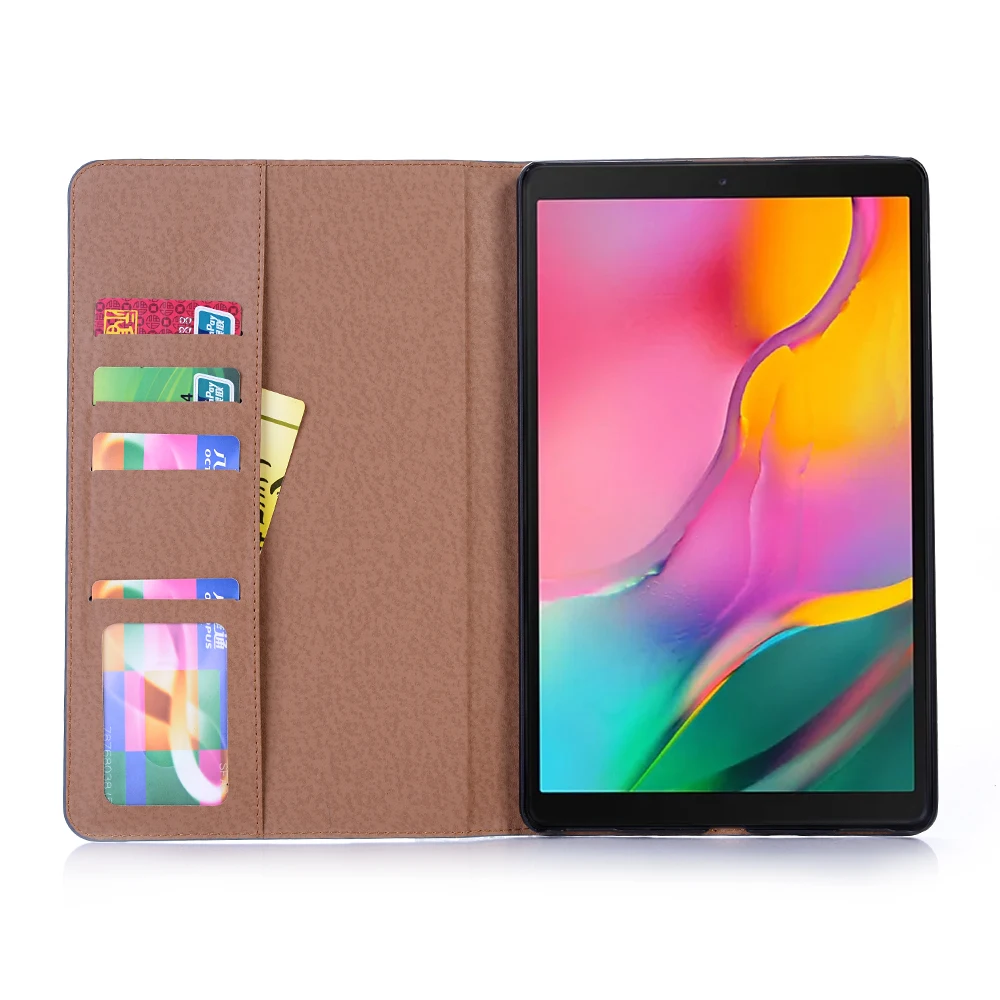Кожаный чехол для Samsung Galaxy Tab A A6 10 1 2016 2019 SM T580 T585 T510 T515 роскошный откидной Чехол|case