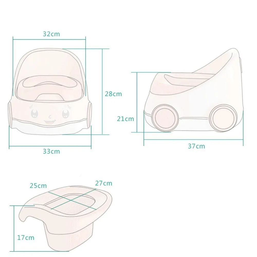 Детский унитаз в форме машинки портативный детский Горшочек для тренировки