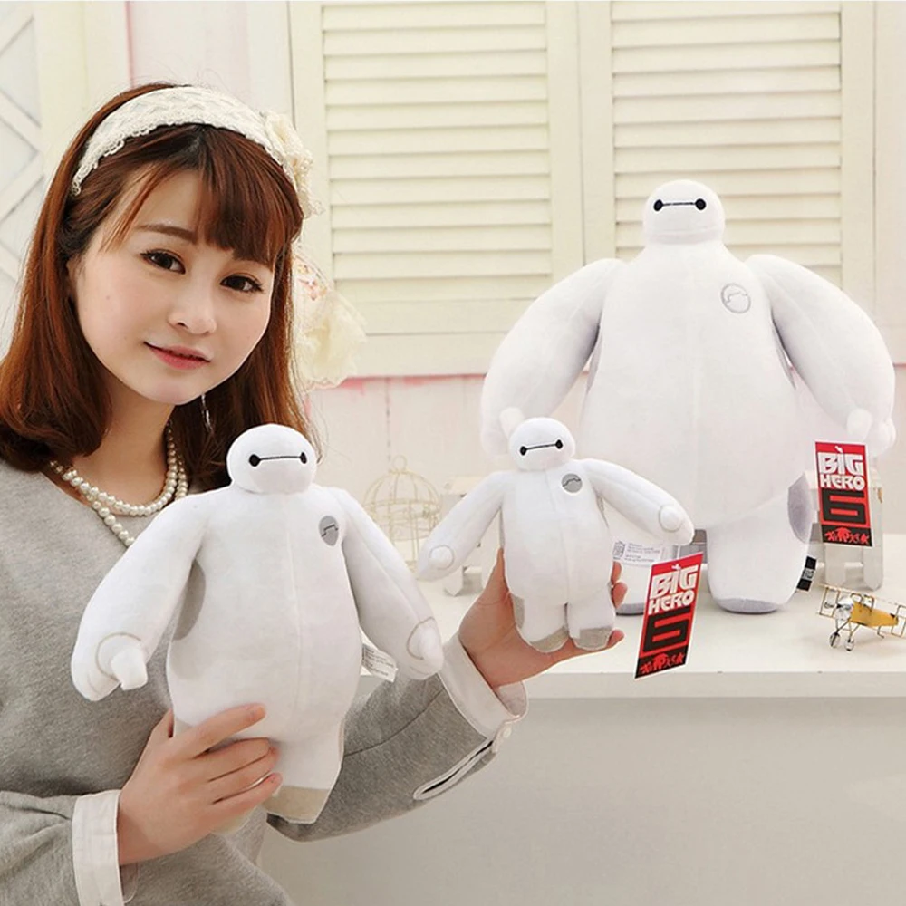 Высококачественные плюшевые куклы Baymax из мультфильма большой размер 50 см мягкие