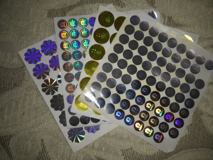 Индивидуальная голографическая Лазерная наклейка с защитой от подделок