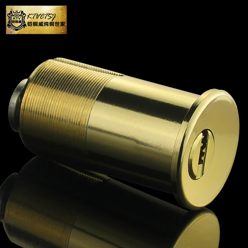 Медь тотем вилла дверные замки основной медные удлиняется супер B американский