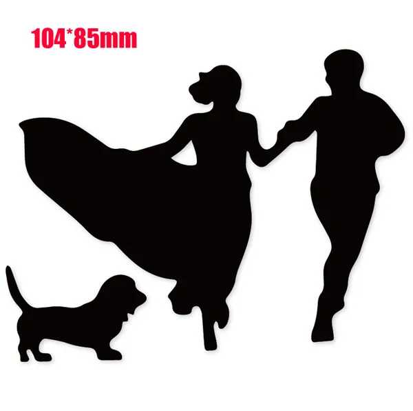 DM2211 Estel Mr Mrs бракосочетания граница металлические режущие штампы трафареты для DIY скрапбукинга декоративное тиснение ручной работы штампы шаблон - Цвет: DM2211