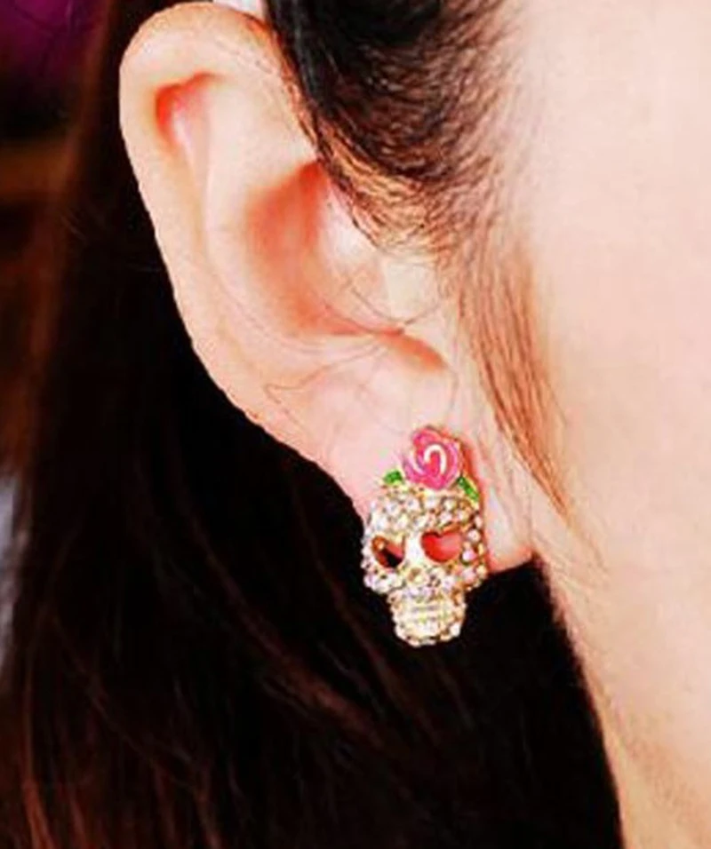 1 пара женская мода преувеличенная индивидуальность тренд ювелирные изделия для