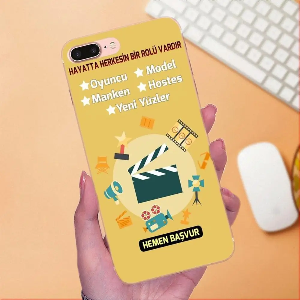 Фильм Clapperboard Clapper доска для Galaxy Grand Alpha G850 Core2 Prime S2 I9082 A3 A5 A7 On5 On7 2015 2016