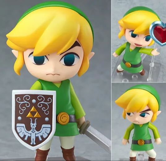 Kawaii Аниме Nendoroid Link Majora's Mask 3D Ver 10 см в коробке фигурка игрушки