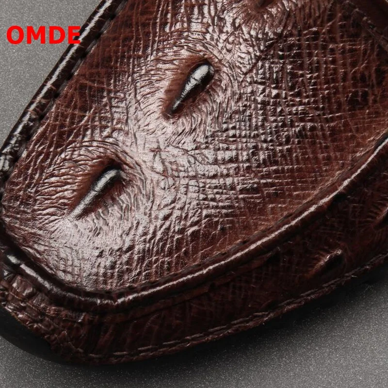 OMDE/мужские мокасины; homme; кожаные лоферы под крокодиловую кожу; мужская повседневная обувь без застежки; водонепроницаемые мокасины; мокасины для вождения; мужские шлепанцы