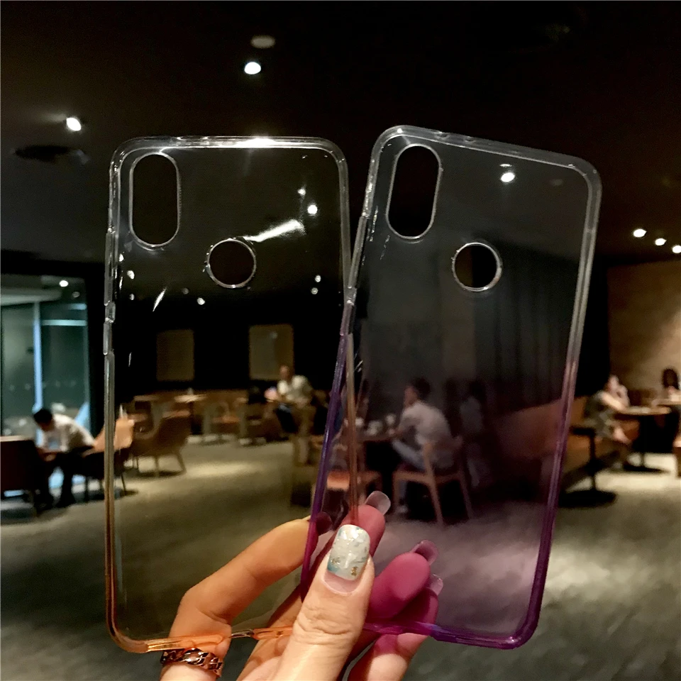 Блестящие цвета радуги силиконовый чехол для Xiaomi Redmi Note 6 Pro 6A 5 5A 4A 3 S 4 4X5 Plus iphone XS MAX