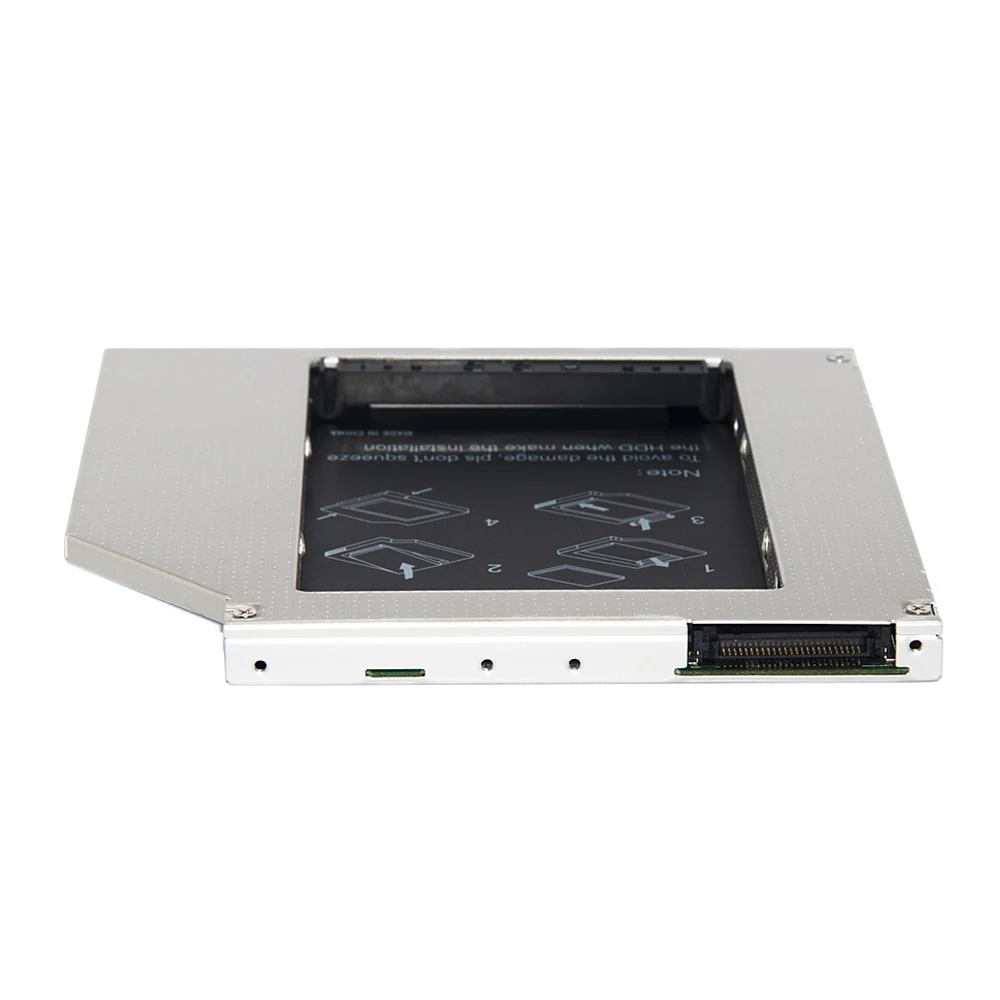 Sunvalley высокое качество 2nd hdd caddy IDE to SATA 9,5 мм обмен DVD чехол драйвера для ноутбука Универсальный алюминиевый