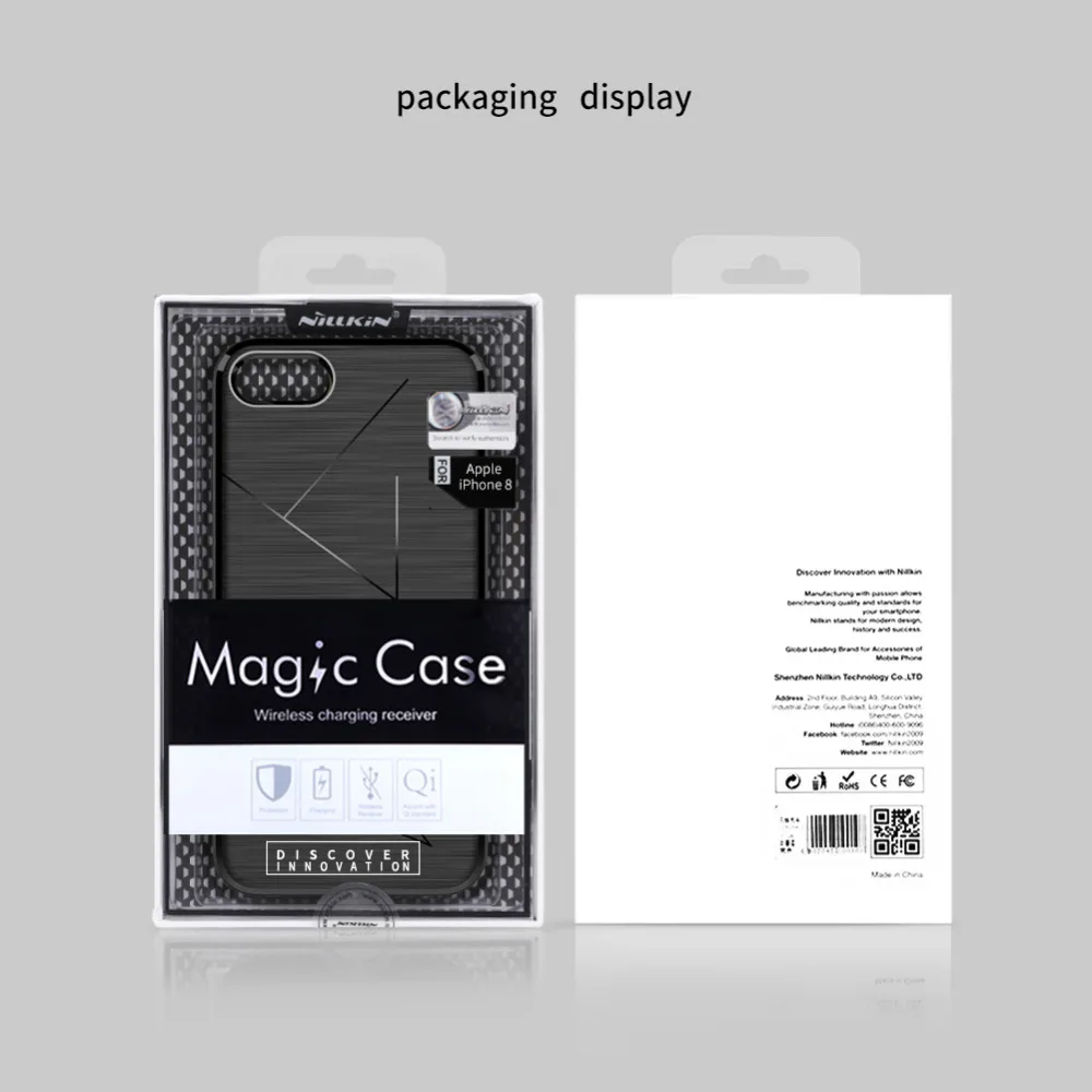 Чехол Nillkin Magic для Apple iPhone 8 магнитный автомобильный держатель Роскошный чехол из