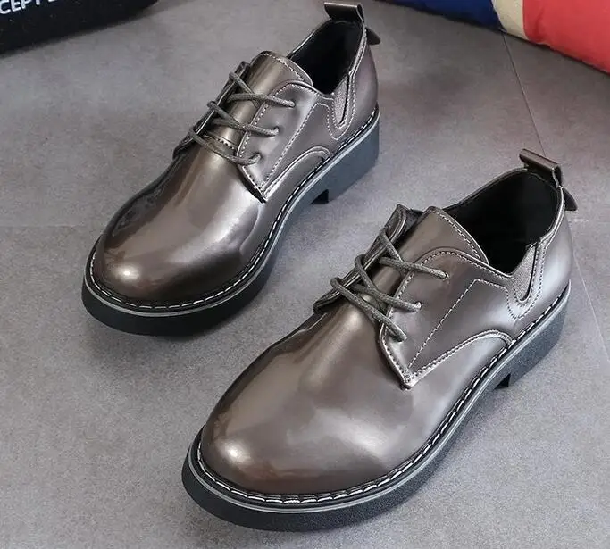 Aleafalling/классические женские ботинки на шнурках изящная простая эластичная обувь