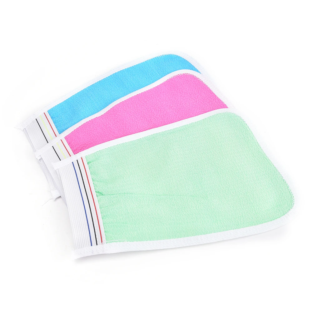 1 шт. мягкие отшелушивающие перчатки для спа ванны мытья кожи волшебная рукавица