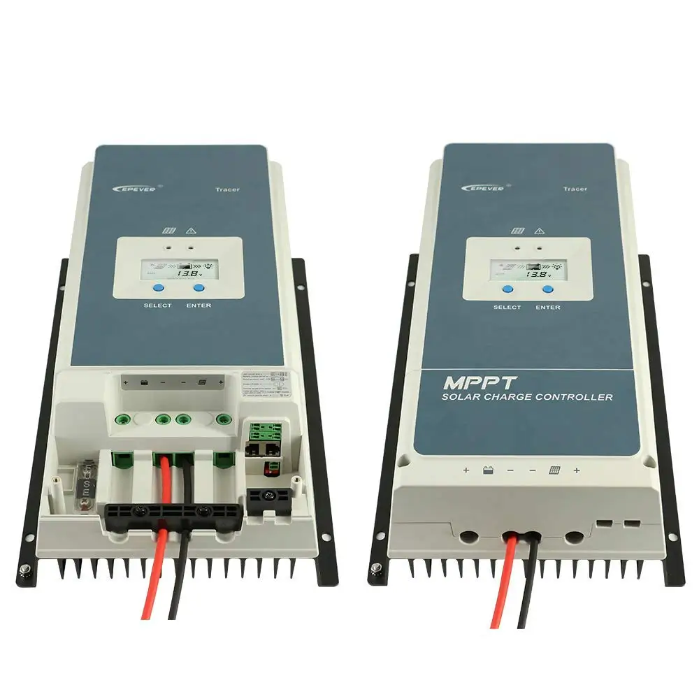 EPever 50A MPPT Контроллер заряда 48 В/36 В/24 В/12 В Макс. 150 в 2500 Вт Входное отрицательное основание подходит AGM герметичный гель затопленный аккумулятор lcd