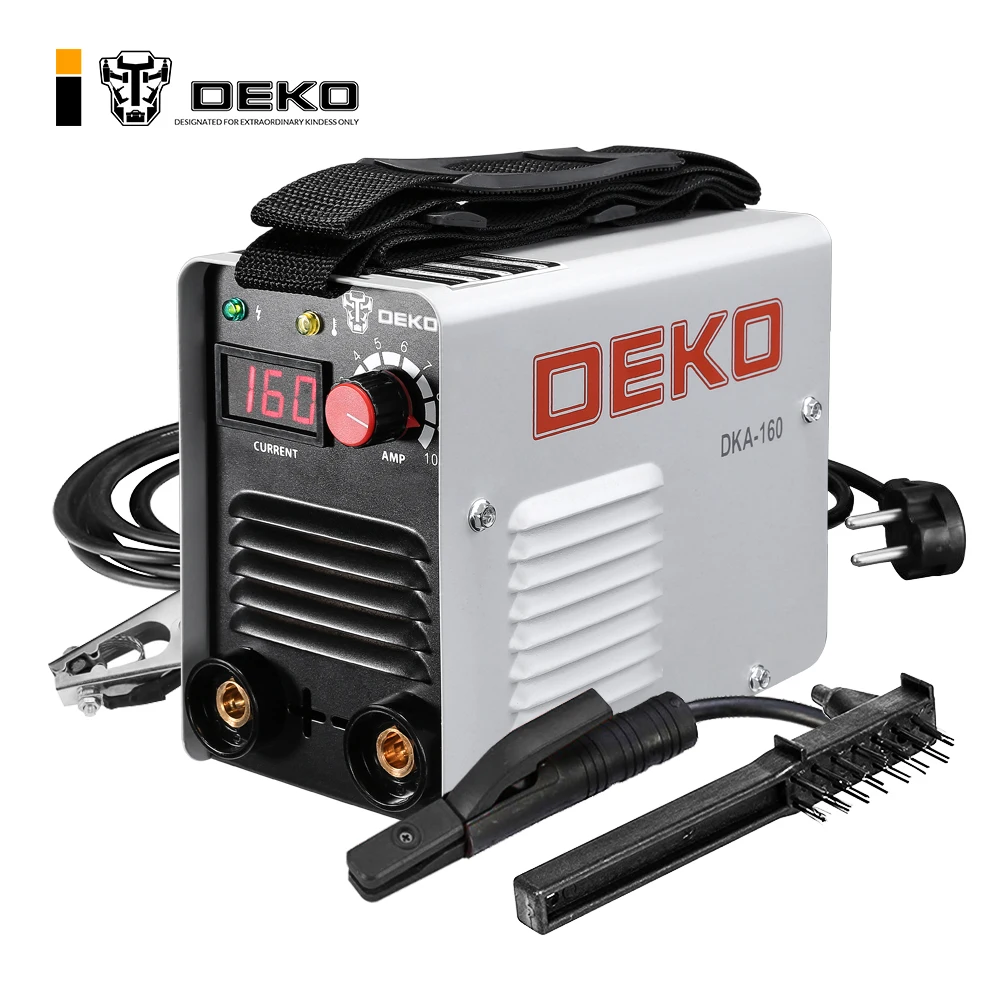 DEKOPRO DKA-160 160A 4.1KVA IP21S инвертор дуговой Электрический сварочный аппарат MMA сварочный аппарат для сварки рабочих и электрических работ