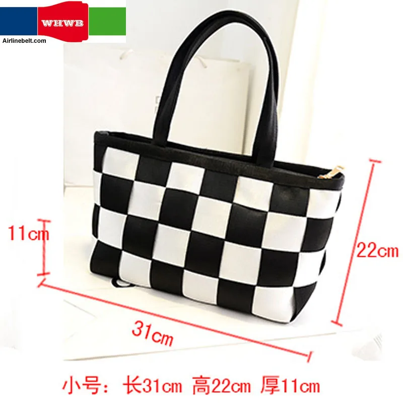 Тканая женская сумка-тоут из полиэстера для ремня безопасности 31 х22 дюйма |