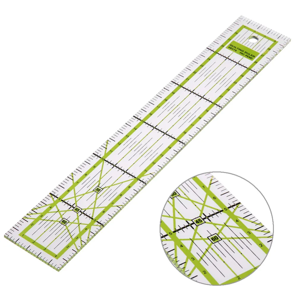 

5x30cm Transparent Acrylic Sewing Patchwork Ruler Quilting Feet Tailor Ruler Handmade Tool School Student Office Stationery Gift